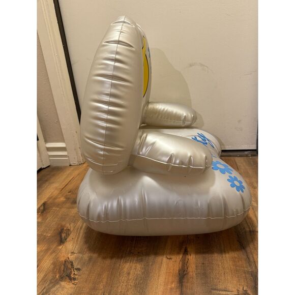 Vintage 1999 Looney Tunes Tweety Bird Kids Inflatable Chair Warner Brothers - Picture 3 of 12